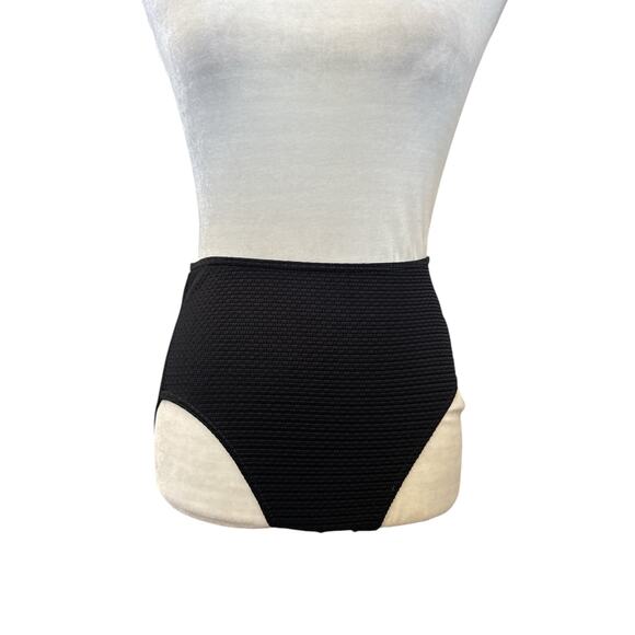 It Figures! Womens Black Textured 2-piece Tankini Swim Set Size 12 - Picture 6 of 9